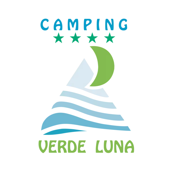 logo camping verde luna